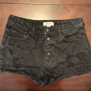⚡️Hight waisted black F21 shorts